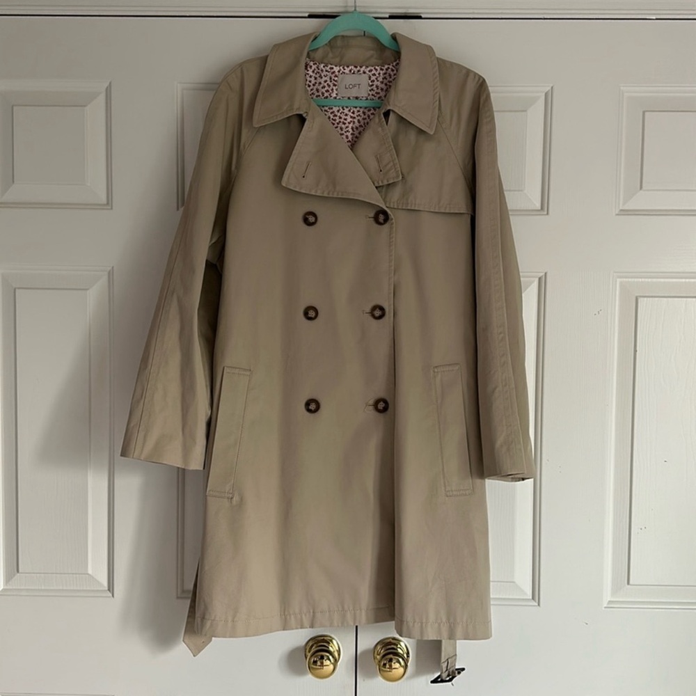Loft Plus Size trench coat